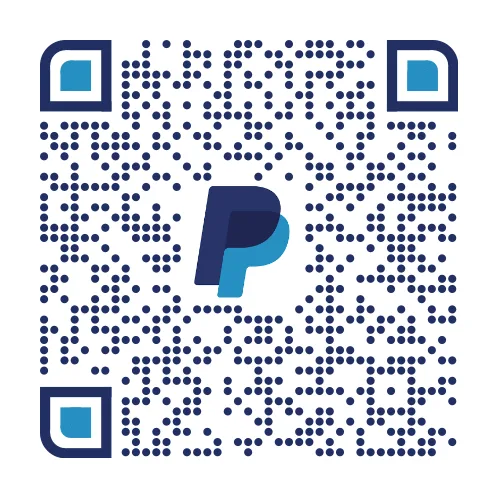 PayPal donation QR code